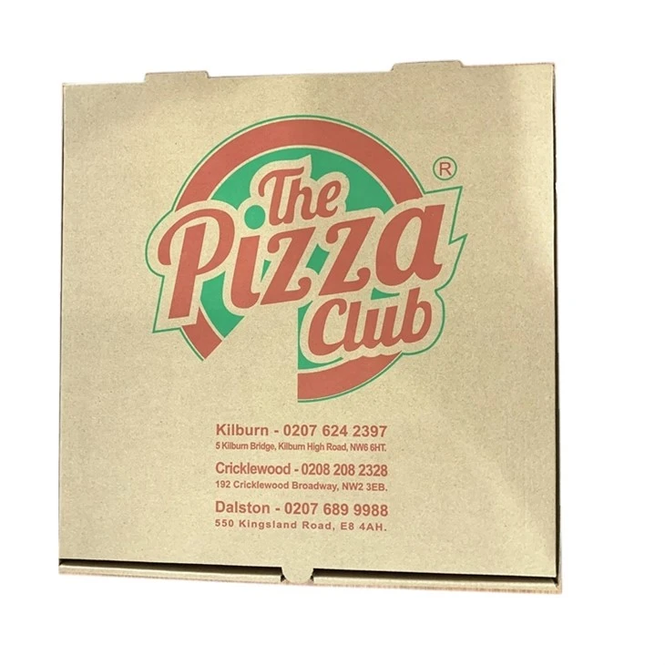 Anpassad pizzalåda nedbrytbart material