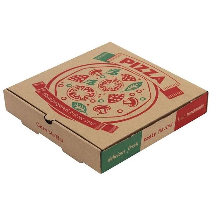 Tryckt pizzakartong