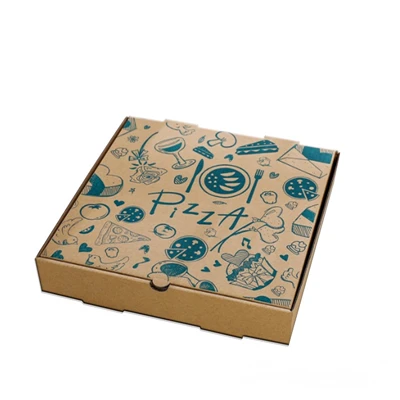 Pizzaförpackningspapperslåda med anpassad logotyp