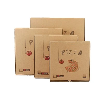 Professionell anpassad högkvalitativ pizzakartong med färgkort